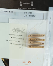 NO.9 [ SMALL HEADINGS ]